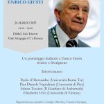 Ricordando Enrico Giusti